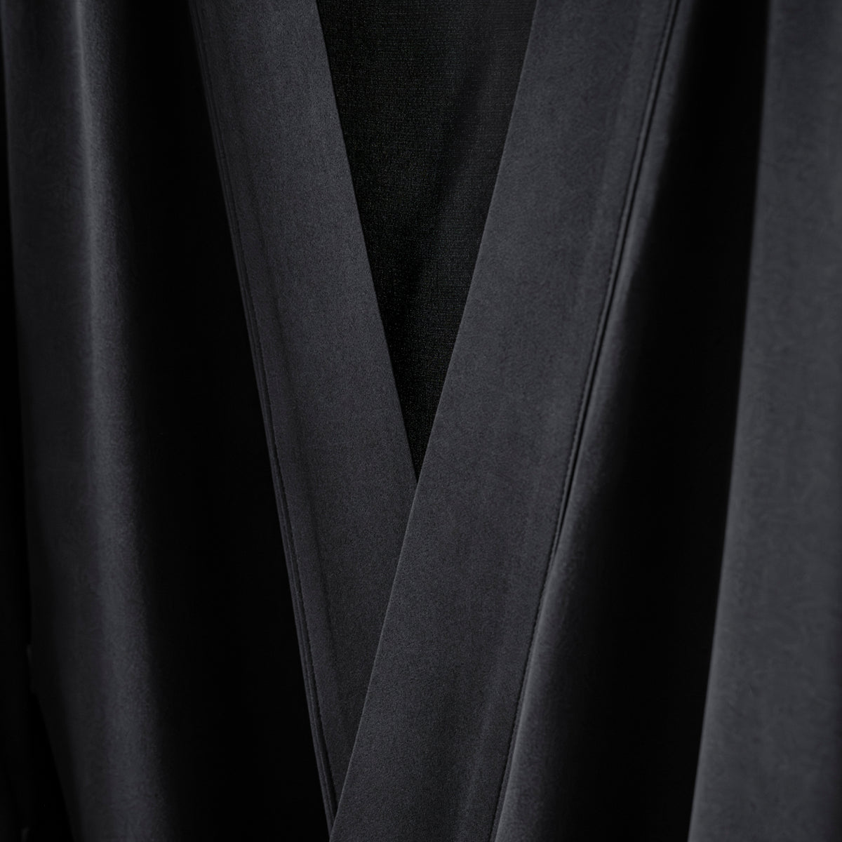 Silk Pajamas | Top - Black