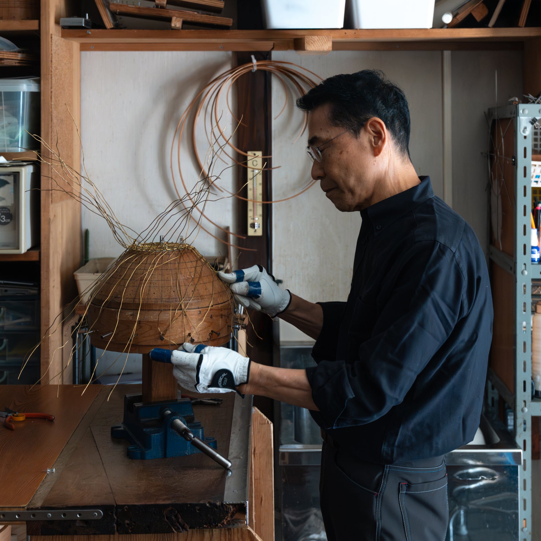 Brass Cutlery Rest Set