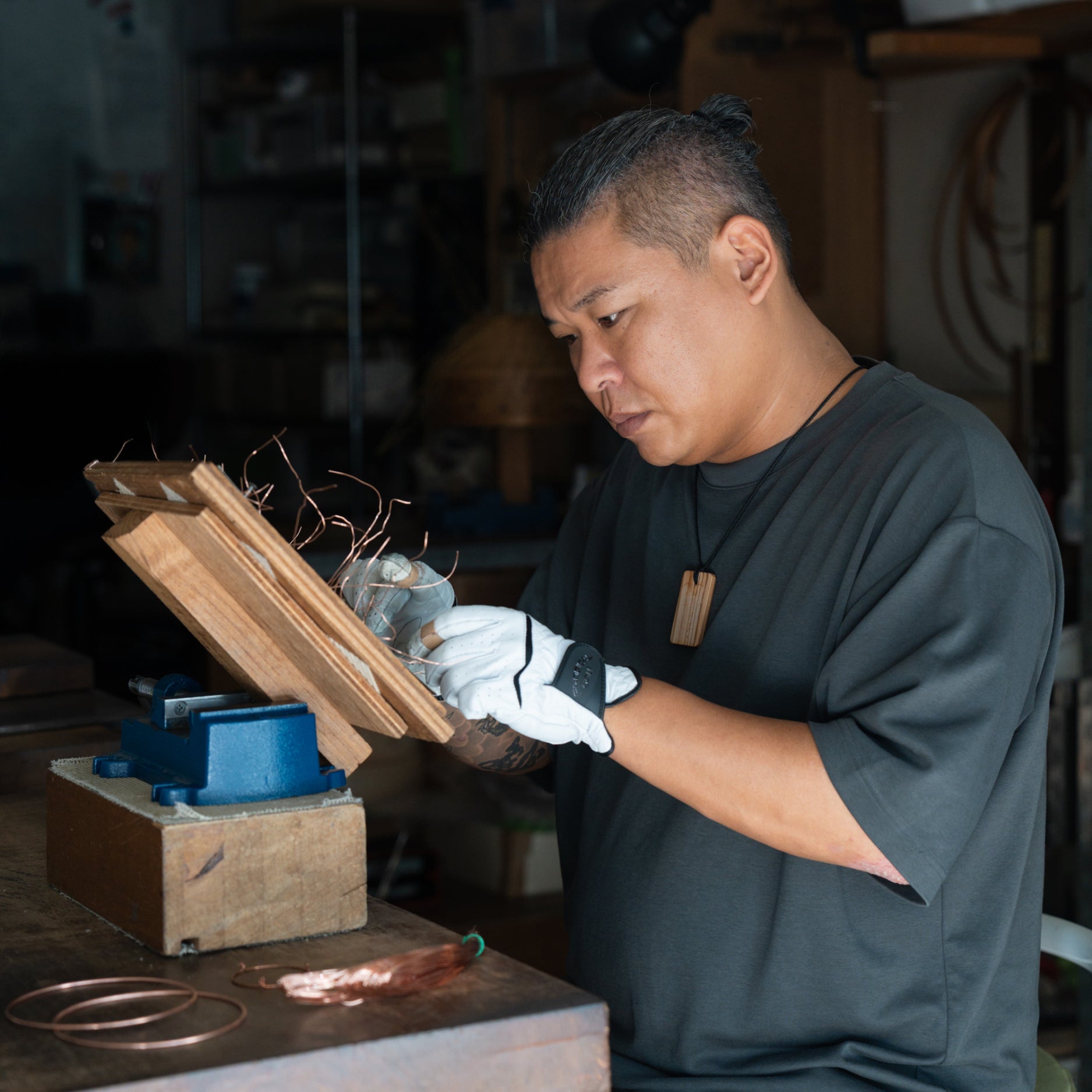 Brass Cutlery Rest Set