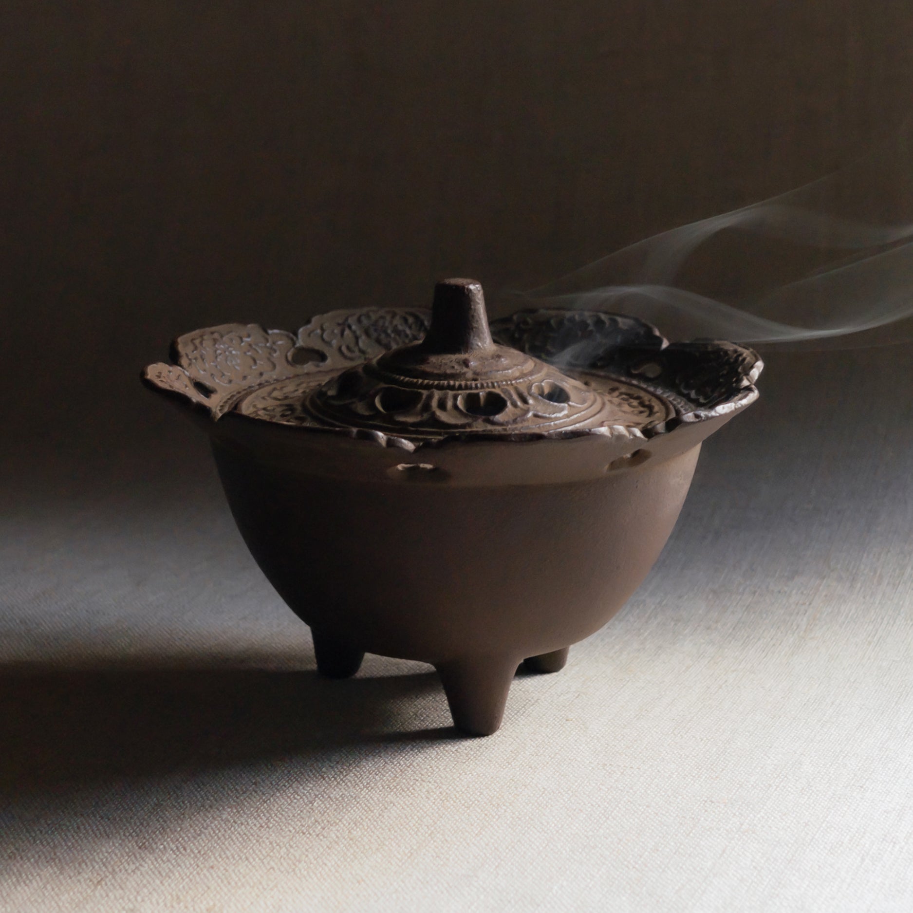 Cast Iron Incense Burner - Tengai