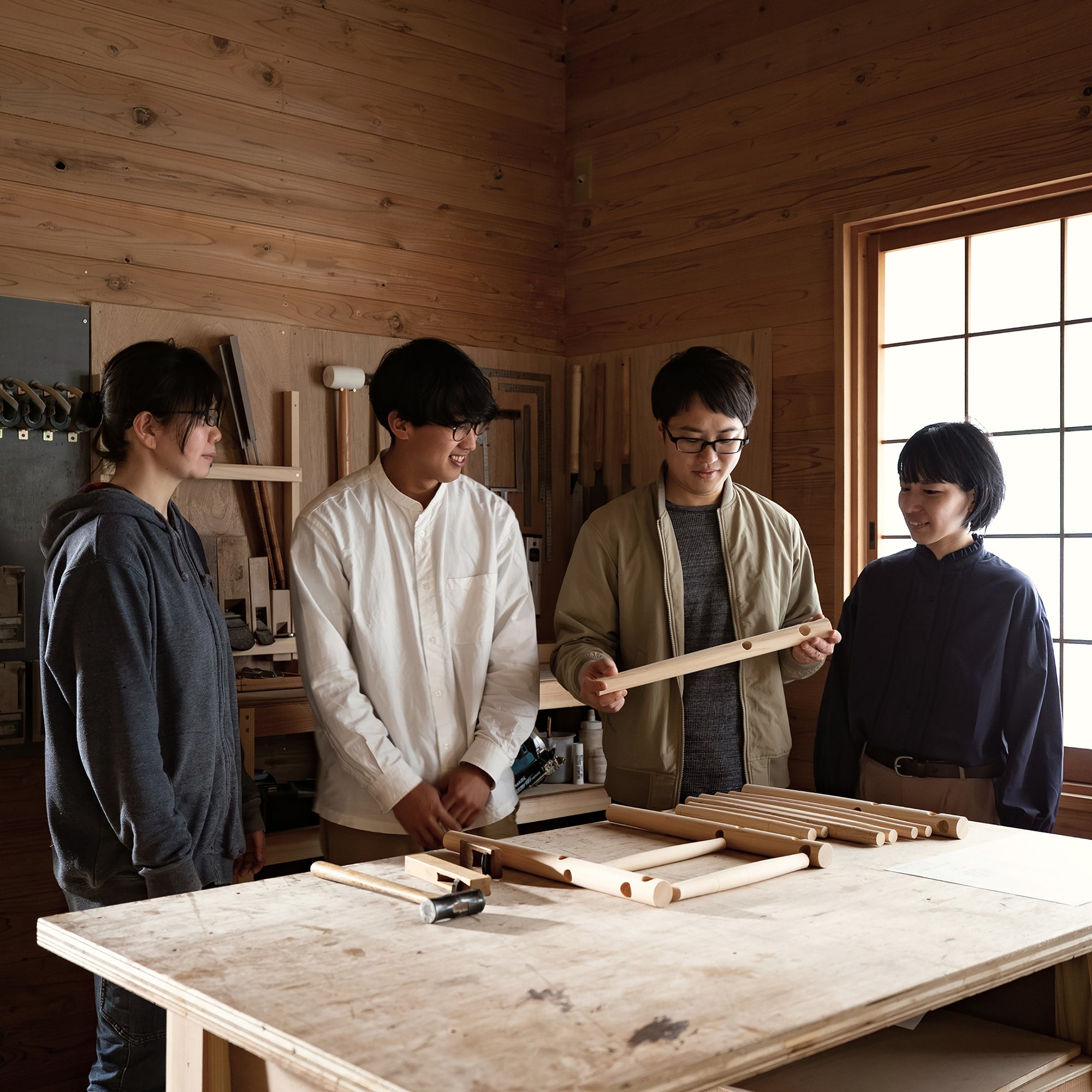 Paper Cord High Stool - Complete