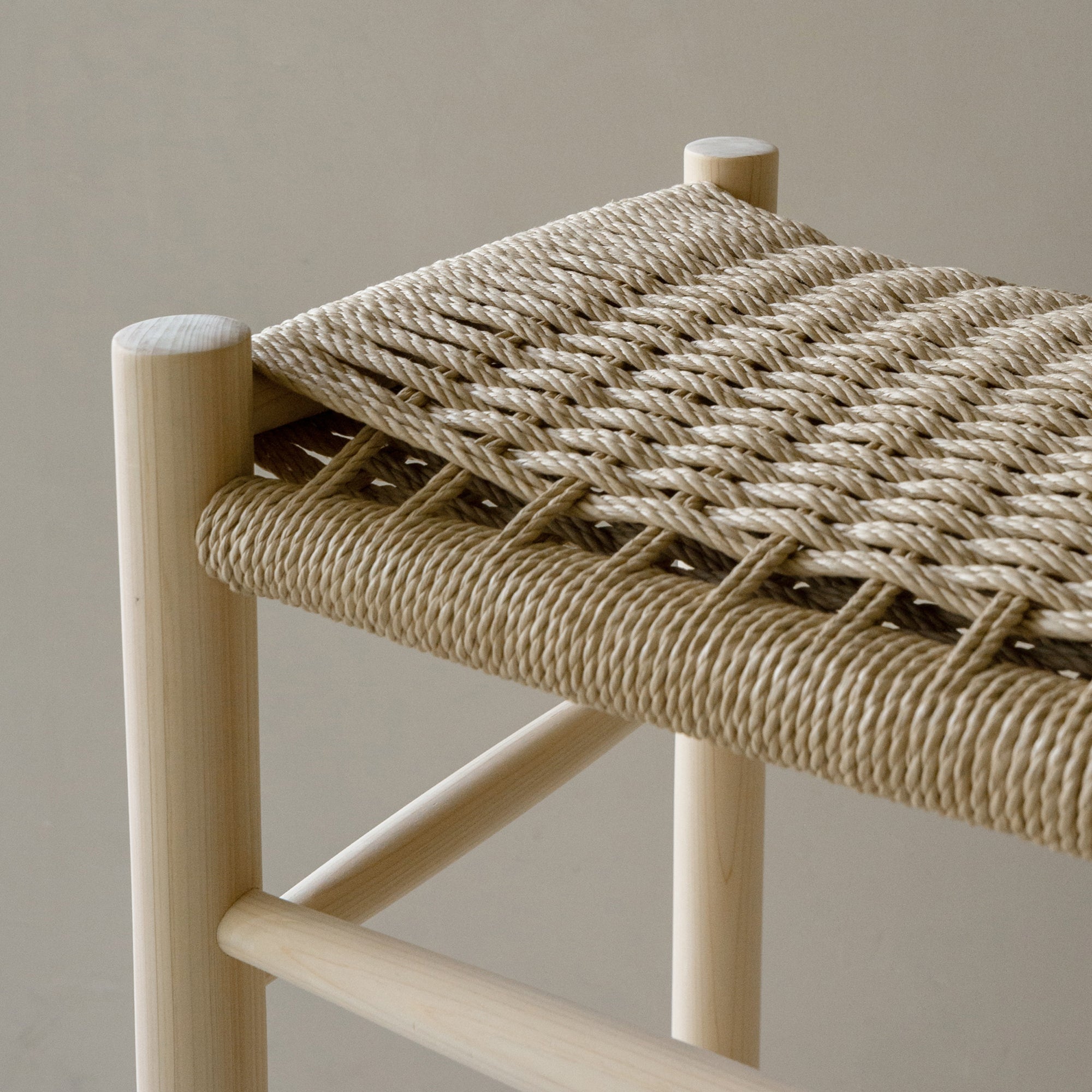 Paper Cord Regular Stool - Complete