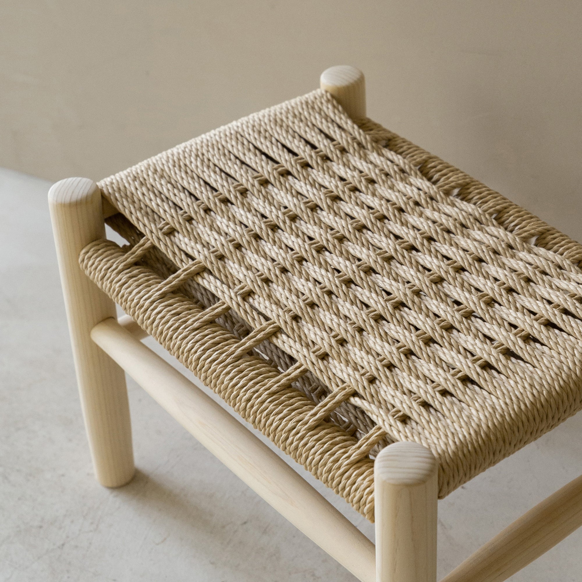Paper Cord Mini Stool - Complete