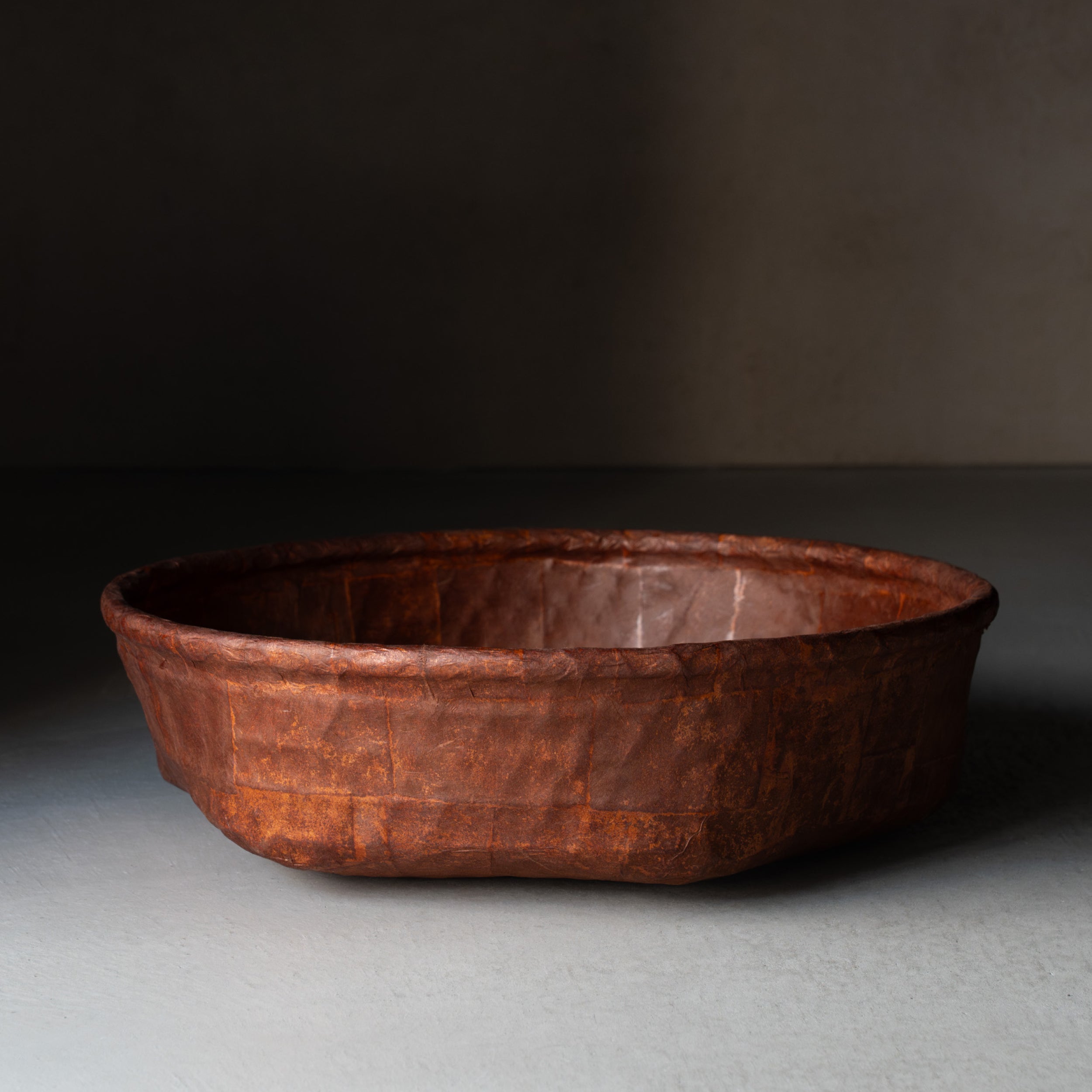 Kakishibu basket Flat