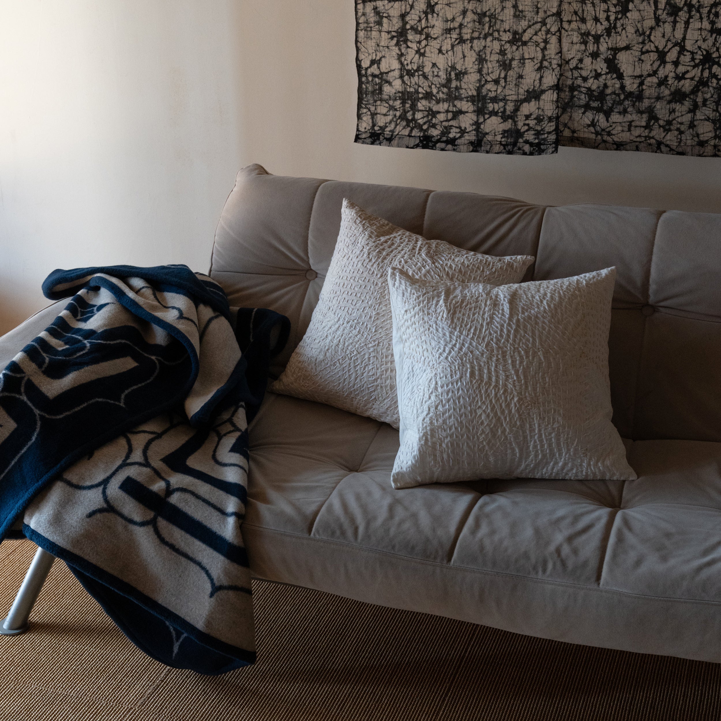 Sashiko Cushion Cover - Patchwork