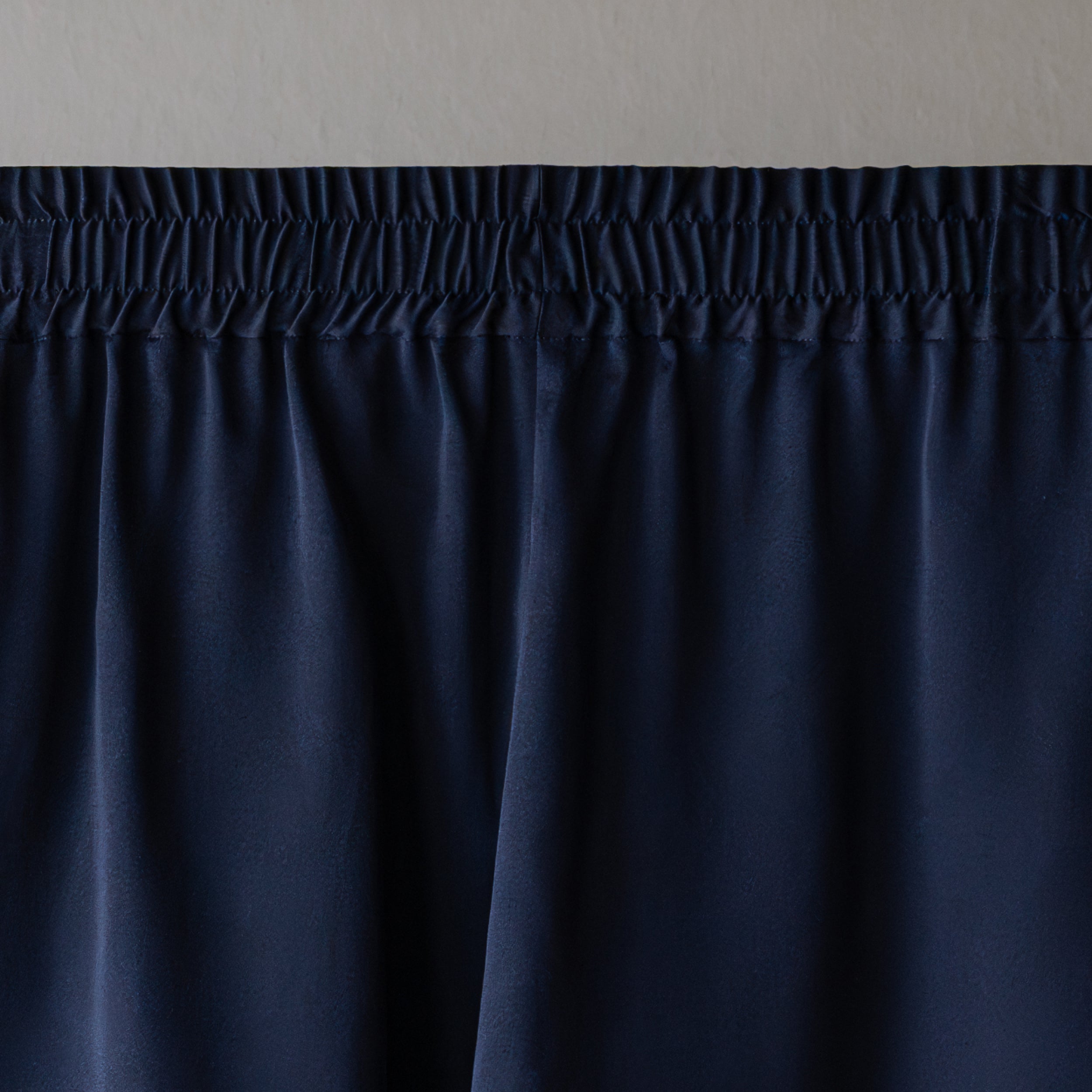 Silk Pajama | Shorts - Navy