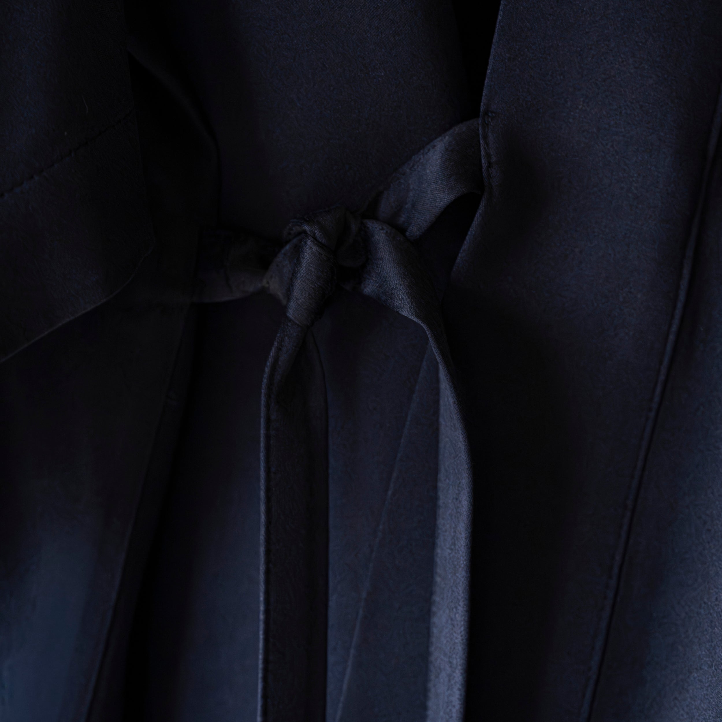 Silk Pajamas | Top - Navy