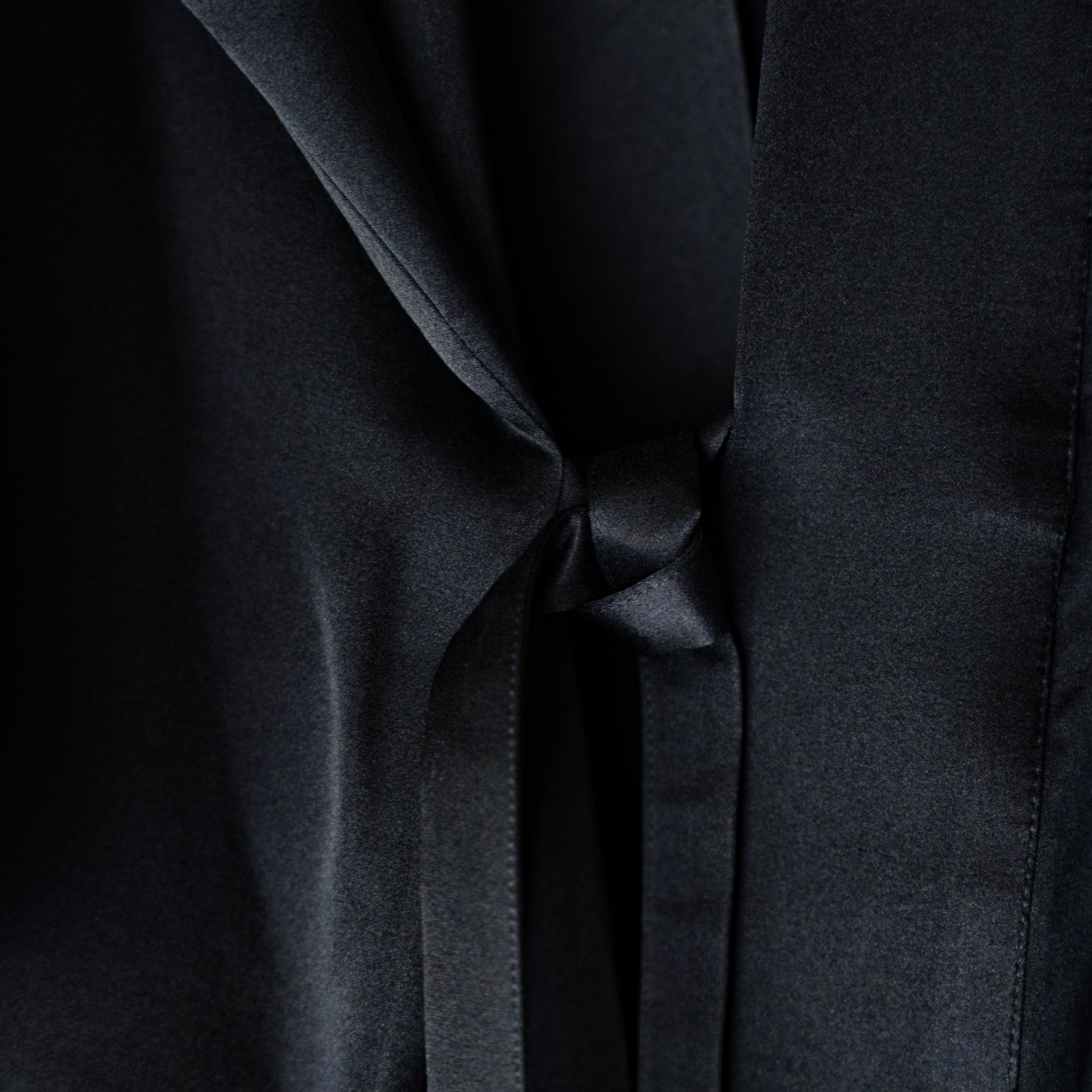 Silk Robe - Black