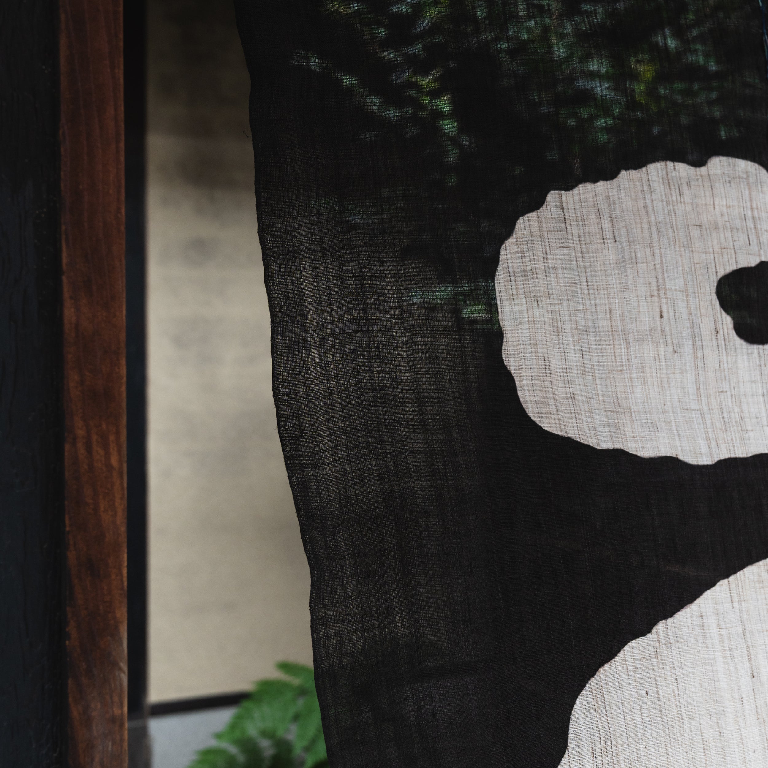 Katazome Wall Piece - Sumi Black