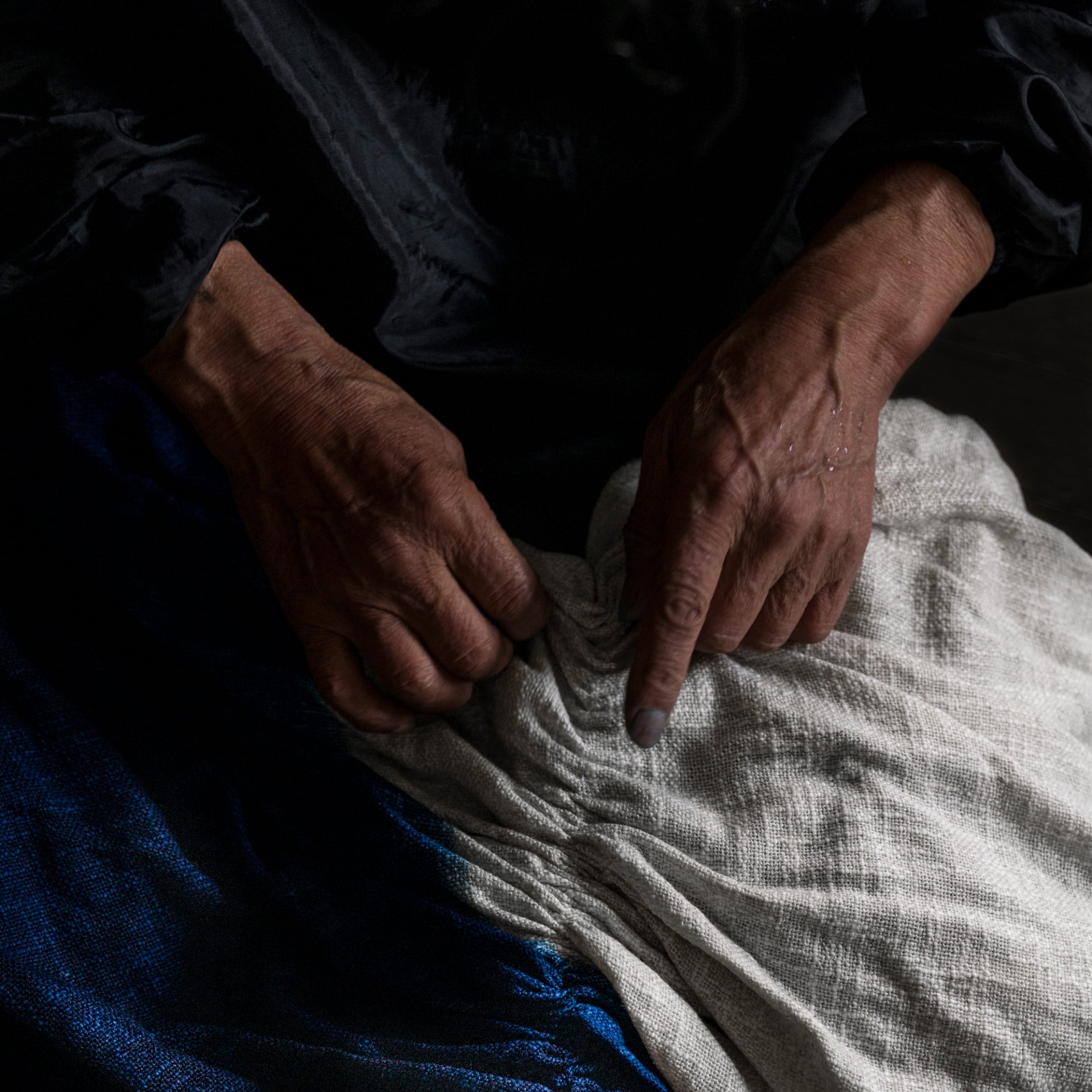 Indigo Tapestry - Half Moon