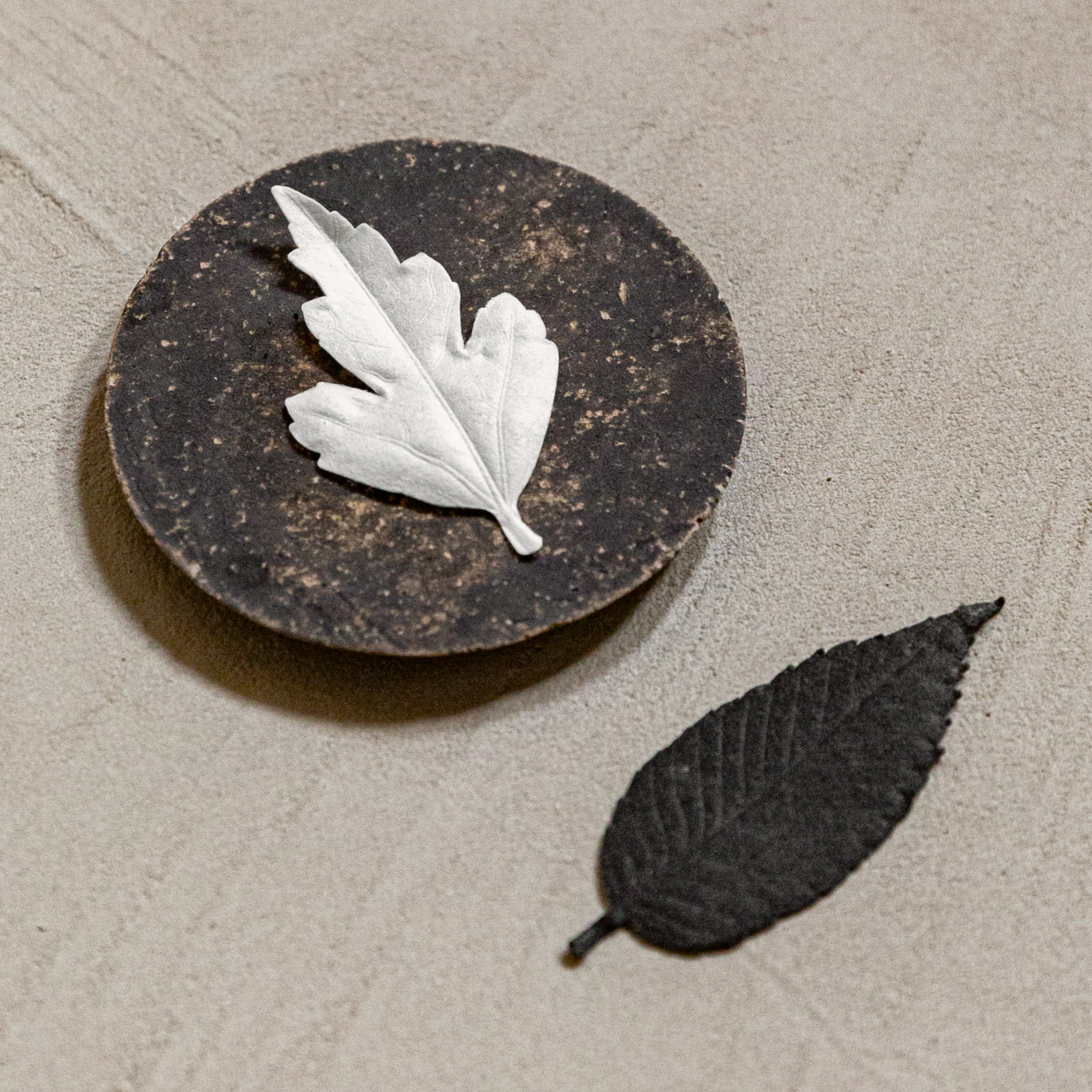 Ceramic Incense Plate - White