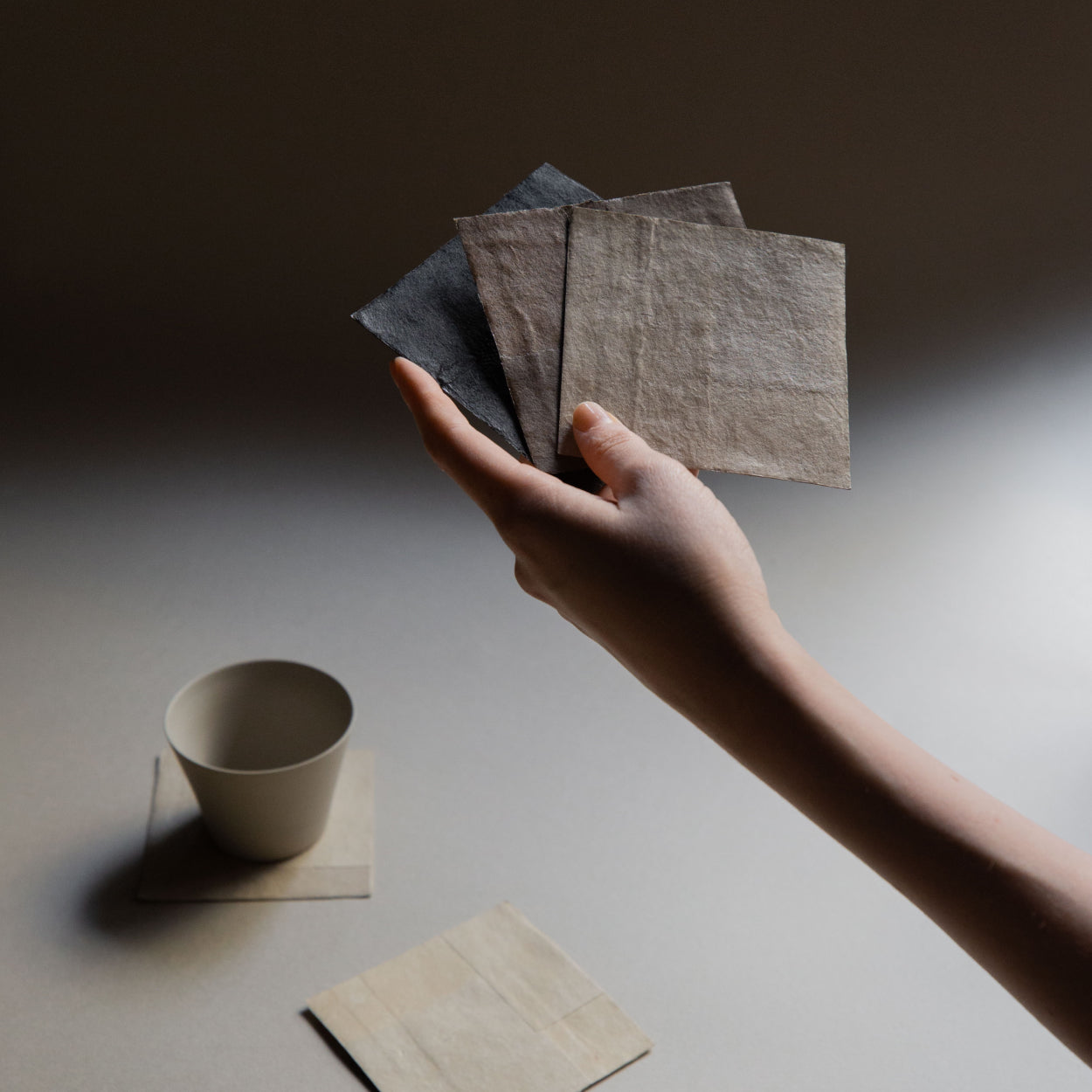 Washi Coaster - Dark