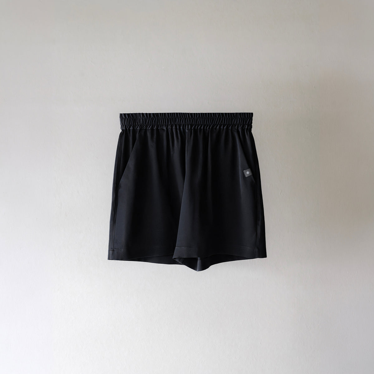 Silk Pajama | Shorts - Black