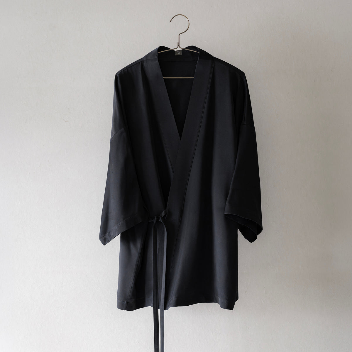 Silk Pajamas | Top - Black
