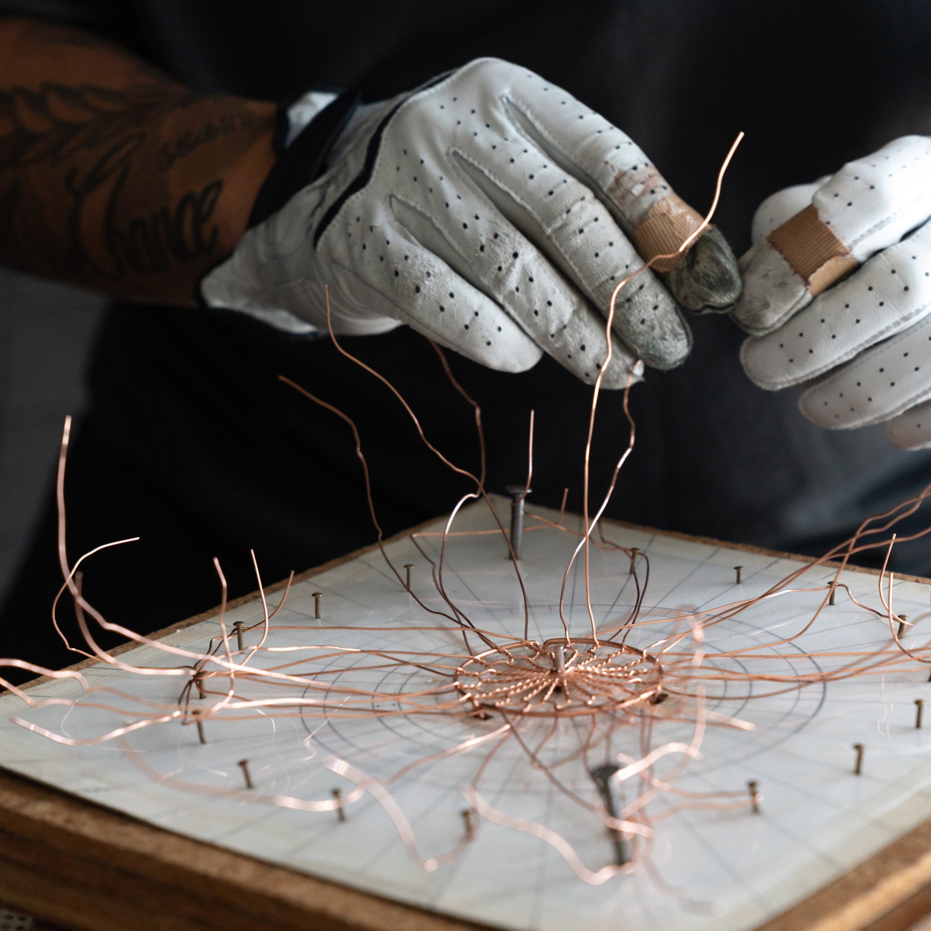 Brass Cutlery Rest Set