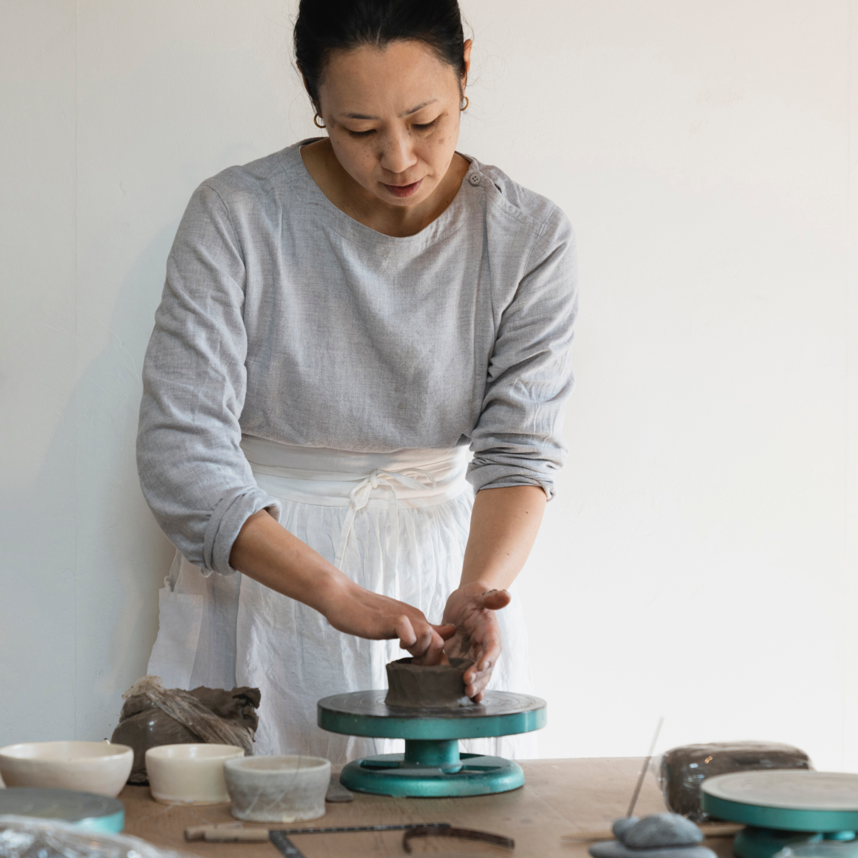 Stone incense stand - Oval