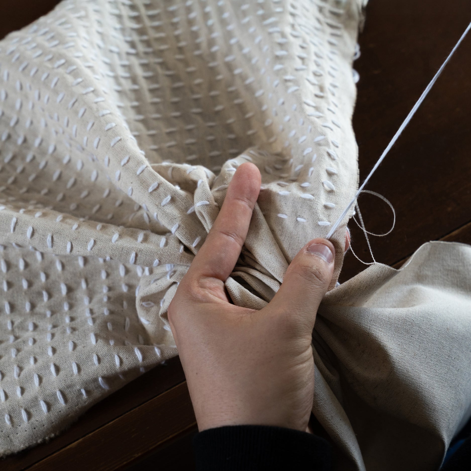 Sashiko Cushion Cover - Patchwork