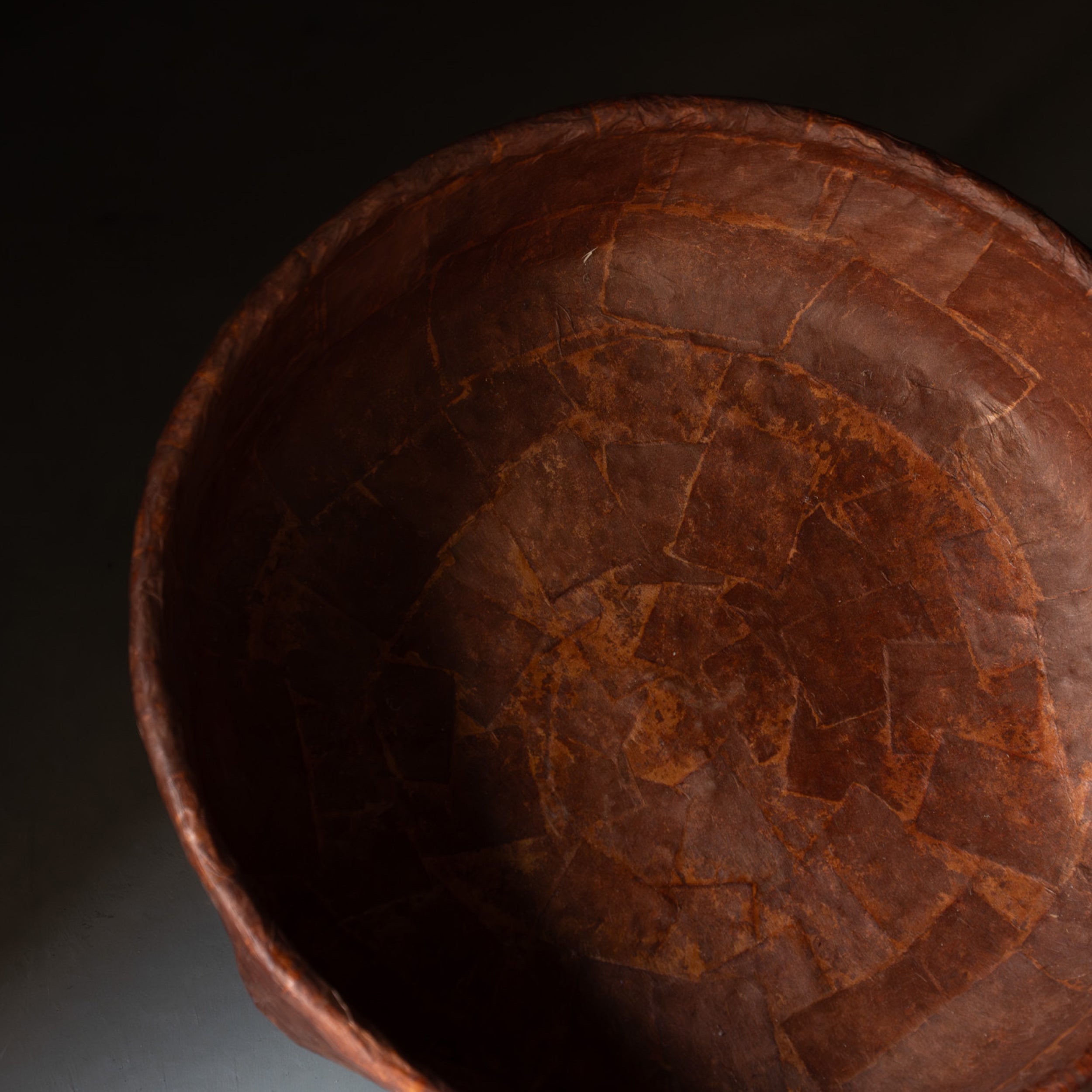 Kakishibu basket Flat