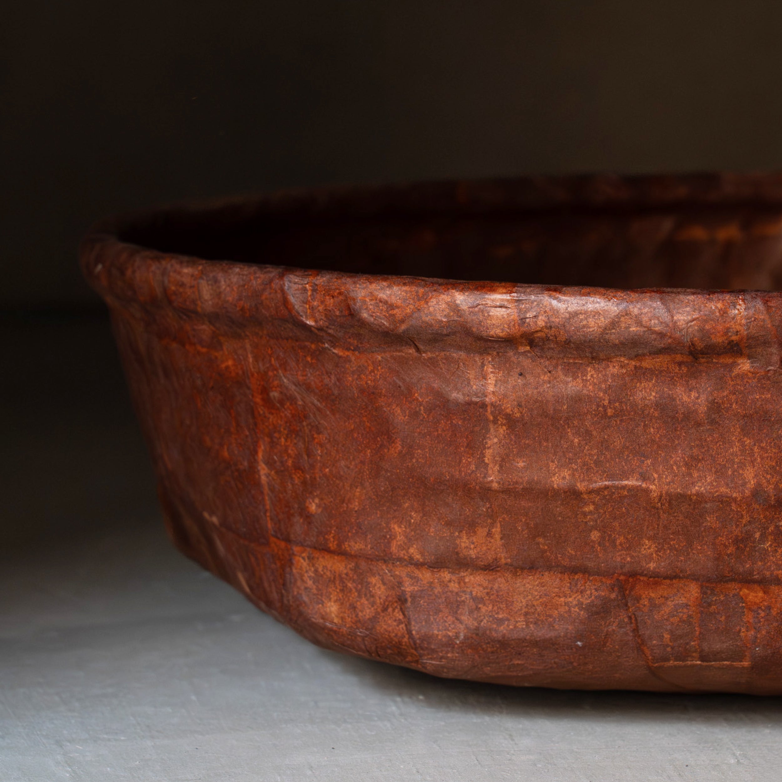 Kakishibu basket Flat