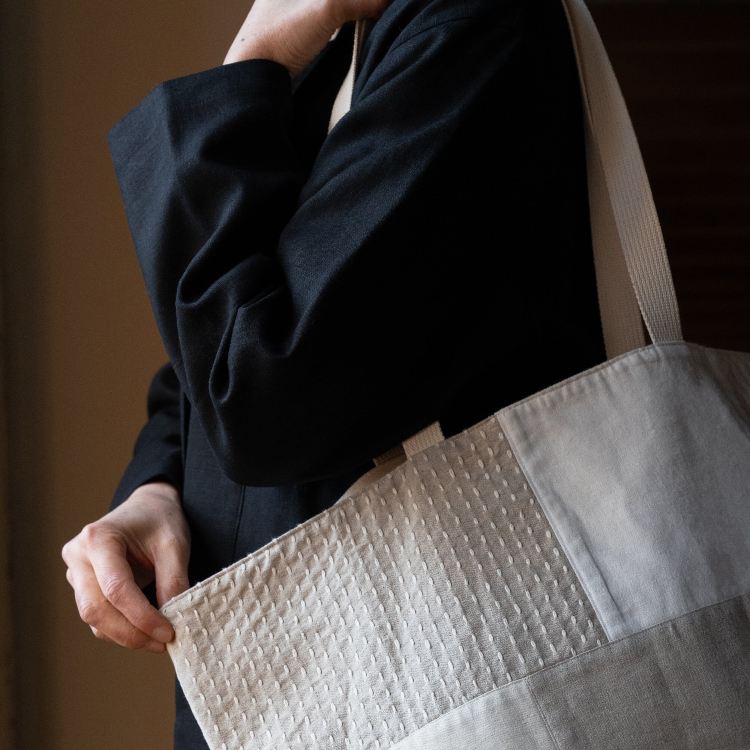 Linen Haori - Black