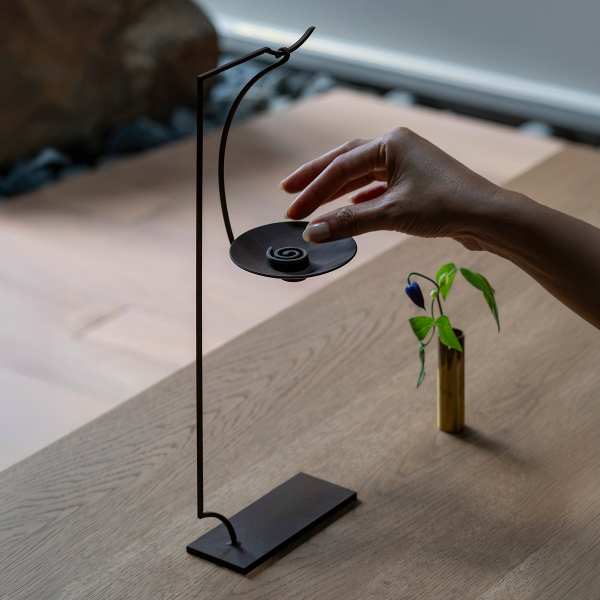 Iron Table Vase