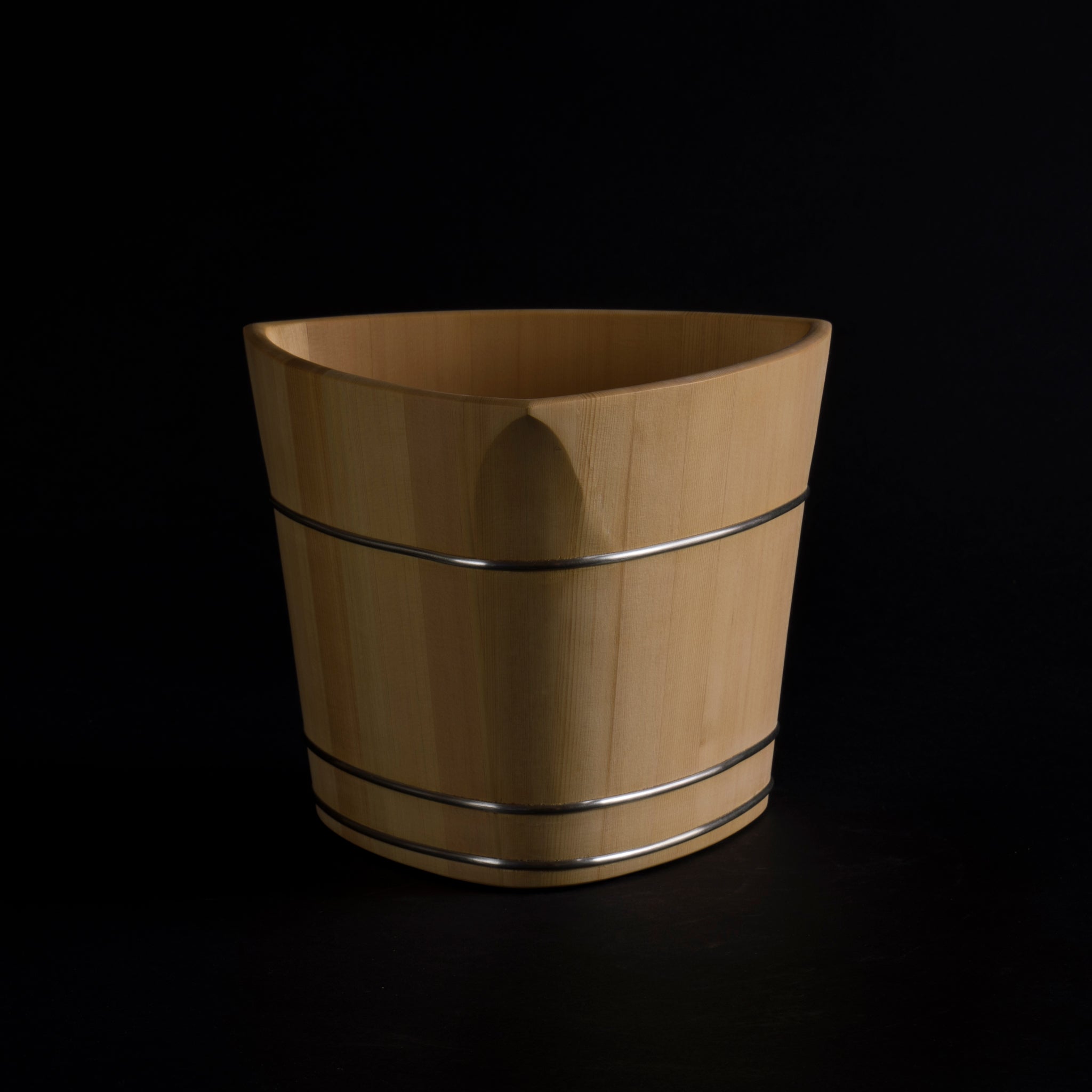 Triangular champagne cooler